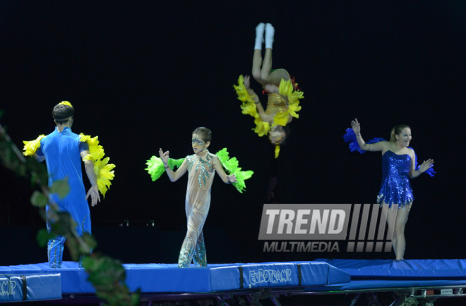 New Year party organized by Azerbaijan Gymnastics Federation.  Baku. Azerbaijan, Dec.24, 2015